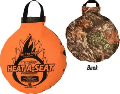 Therm-A-Seat Heat-A-Seat Camouflage/Blaze Orange 17 in.