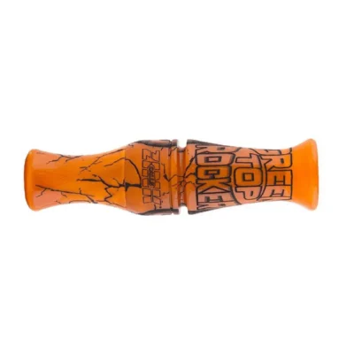 ZINK DUCK CALL GREEN TOP ROCKER / ORANGE MARBLEADE