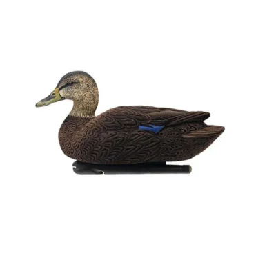 Avian X Top Flight Duck Decoys Flocked Black Duck 6 pk.