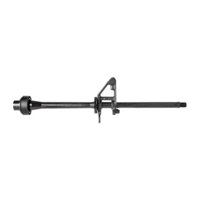 Brownell’s AR-15/M16A1 Retro Carbine 5.56mm 16″ Barrel Assembly, Black Phosphate 1:7 twist 16″ 1/2 x 28 A Frame Front Sight Block, Delta Ring and Round Handguard Cup