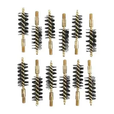 HEAVY WEIGHT NYLON HANDGUN BORE BRUSHES HEAVY WEIGHT BRUSH, NYLON, .44/.45 CALIBERPISTOL, 12 PACK