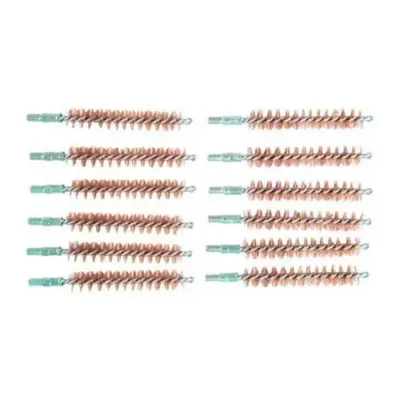 BRONZE HANDGUN CHAMBER BRUSHES CHAMBER BRUSH, BRONZE, 9MM/.38 SPECIAL/.357 MAG, 12 PACK