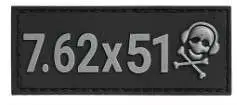 Caliber Patch 7.62×51 Grey/Black Caliber Patch 7.62×51 Grey/Black