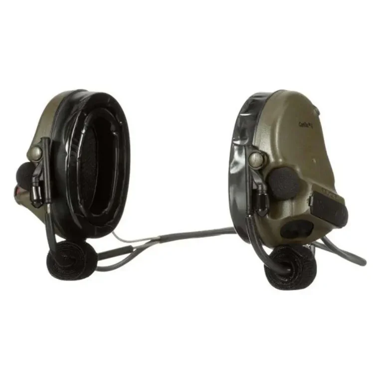3M PELTOR ComTac V Hearing Defender Headset Neckband Green 3M PELTOR ComTac V Hearing Defender Headset Neckband Green