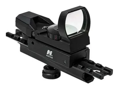 Red Grn 4-Rec Refx Sight AR-15 Carry Handle Adapt