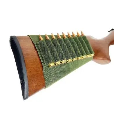 Vism Rifle Stock Cartridge Pouch Green Vism Rifle Stock Cartridge Pouch Green
