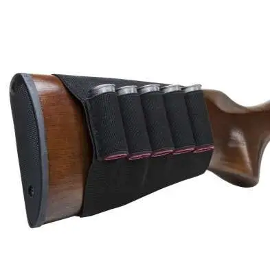 Vism Shotgun Stock Shell Pouch Black