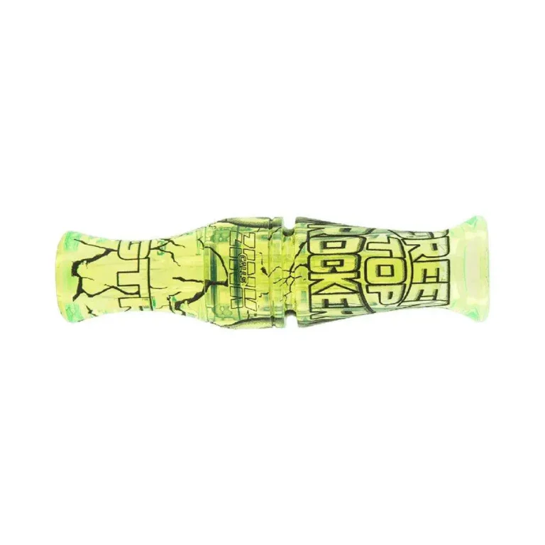 ZINK DUCK CALL GREEN TOP ROCKER / INTERFERENCE GREEN