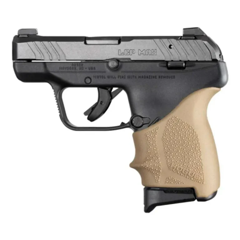 HandAll Beaver Tail Grip Sleeve Ruger LCP MAX FDE HandAll Beaver Tail Grip Sleeve Ruger LCP MAX FDE