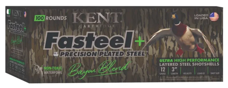 Fasteel + Bayou Blend Precision Plated Steel 12ga 3″ 1 3/8oz 2×4 100/RD Fasteel + Bayou Blend Precision Plated Steel 12ga 3″ 1 3/8oz 2×4 100/RD