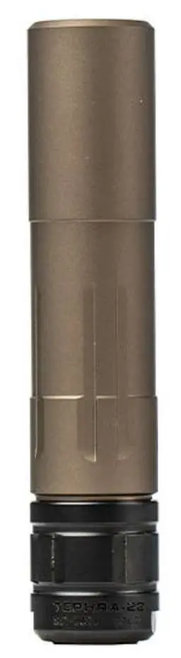 AERO SUPPRESSOR TEPHRA 22LR BRN
