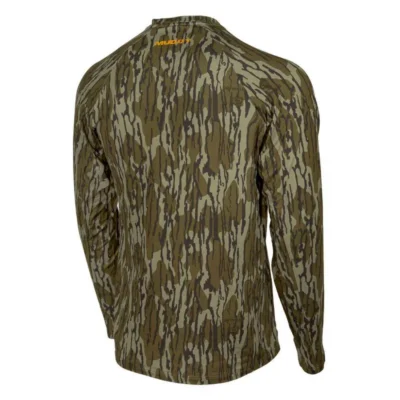 BASE LAYER CREW TOP MOSSY OAK BOTTOMLAND LARGE