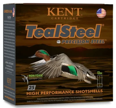 Teal Steel 12ga 2 3/4″ 1 1/4oz #6 1300fps 25RD
