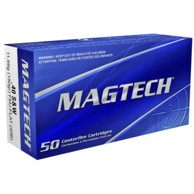 MAGTECH AMMO 40 S&W 180GR FMJ 1000 RD CASE