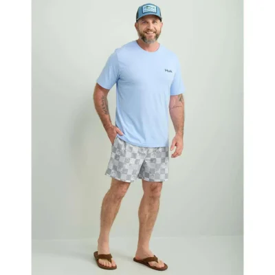 HUK KC BADGE SERIES TEE WINDSURFER SS XL