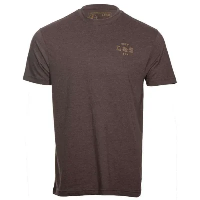 L&S Heritage Tee Espresso M