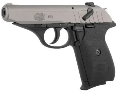 BLG MAUSER HSr 22LR FROZEN GREY BLK GRIPS