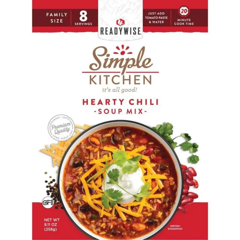 Readywise Simple Kitchen Hearty Chili Single Pouch Readywise Simple Kitchen Hearty Chili Single Pouch