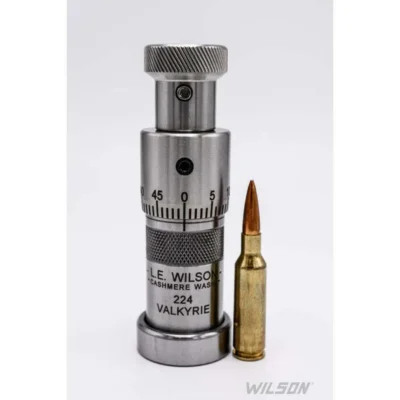 MICROMETER TOP BULLET SEATER DIES 22 CREEDMOOR MICROMETER TOP BULLET SEATER