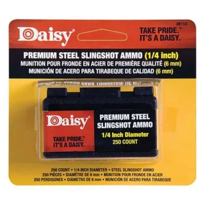 Daisy 1/4″ Steel Slingshot Ammo 500 ct bag