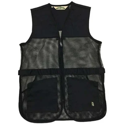 FULL MESH DUAL PAD SHOOTING VEST FULL MESH DUAL PAD SHOOTING VEST BLACK XS