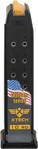 XTech Steel Reinforced Freedom Series Magazine Glock 19 10 rd. XTech Steel Reinforced Freedom Series Magazine Glock 19 10 rd.