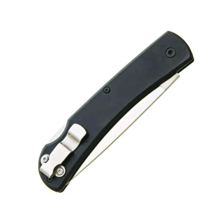 BEAR & SON 4 5/8” BLACK ALUMINUM LARGE LOCKING FARMHAND W/CLIP BEAR & SON 4 5/8” BLACK ALUMINUM LARGE LOCKING FARMHAND W/CLIP