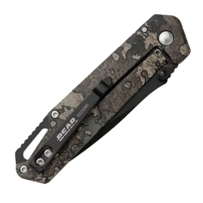 BEAR & SON BRISK 3.0 4 1/4” TRUE TIMBER STRATA CAMO FRAMELOCK