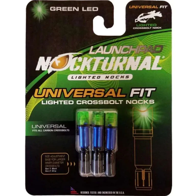 Nockturnal Launchpad Crossbow Nocks Green 3 pk. Nockturnal Launchpad Crossbow Nocks Green 3 pk.
