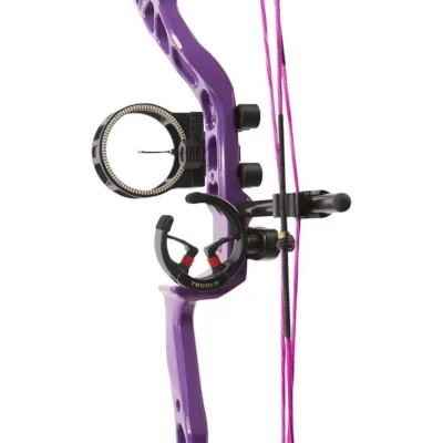 Diamond Atomic Bow Package Purple 12-24 in. 29 lbs. RH