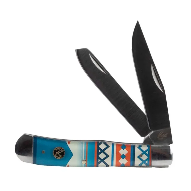 Roper Knife Sunset Series Trapper 2 Blade 3.25in Roper Knife Sunset Series Trapper 2 Blade 3.25in