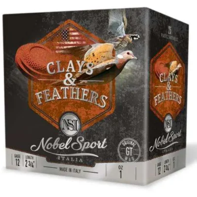 Clays & Feathers 12 Gauge 2 3/4″ 1oz 3 Dram #8 Shot 1300 FPS
