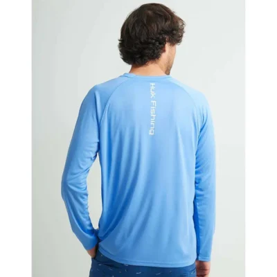 HUK VENTED PURSUIT MAROLINA BLUE LS XXL