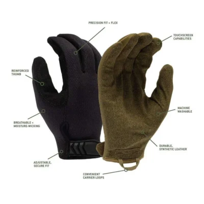 Venture Gear Tactical Gloves Medium Duty Adjustable Operator H&L Coyote XL