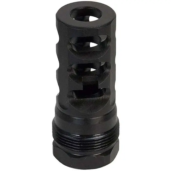 FRC 308 CALIBER THREE-PORT COMPENSATOR FRC FLAT 3-PORT 308 CALIBER 5/8”-24 THREADS COMPENSATOR FRC 308 CALIBER THREE-PORT COMPENSATOR FRC FLAT 3-PORT 308 CALIBER 5/8”-24 THREADS COMPENSATOR