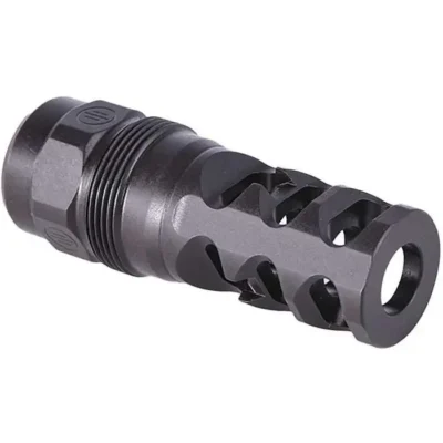 FRC 308 CALIBER THREE-PORT COMPENSATOR FRC TAPERED 3-PORT 308 CALIBER 5/8”-24 THREADS COMPENSATOR