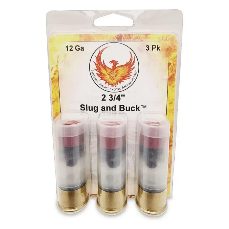 12 GA Phoenix Rising Slug & Buck FSJ 7/8 oz Slug & 6-00 Buckshot 12 GA Phoenix Rising Slug & Buck FSJ 7/8 oz Slug & 6-00 Buckshot