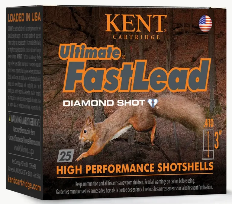 Kent Ultimate FastLead Upland Load 410 ga. 3 in. 11/16 oz. 7.5 Shot 25 rd. Kent Ultimate FastLead Upland Load 410 ga. 3 in. 11/16 oz. 7.5 Shot 25 rd.
