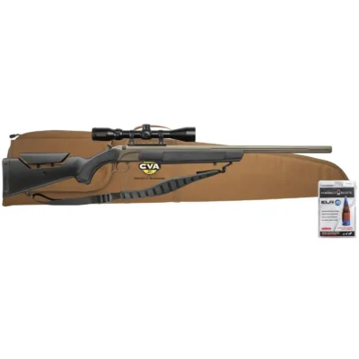 CVA Accura LR-X Muzzleloader Package 45 Cal/285 ELR 30 in. FDE/Black w/Scope