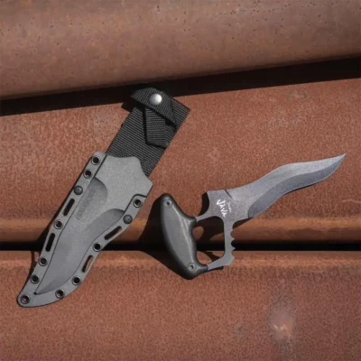 COLD STEEL DEMKO KRISS PUSH DAGGER 6″ BLADE SK-5 STEEL MICARTA HANDLE
