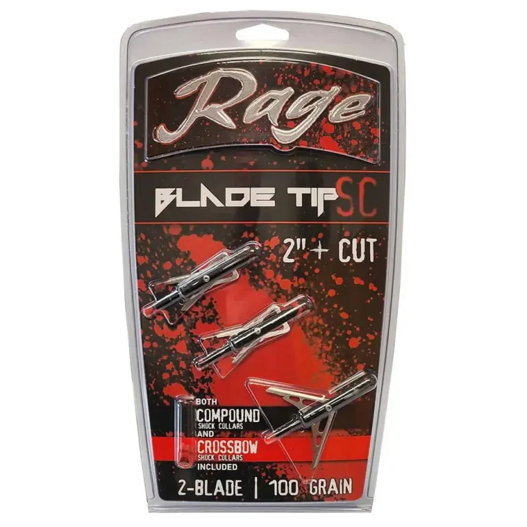 RAGE Broadheads Black Series Chisel 2in 3pk RAGE Broadheads Black Series Chisel 2in 3pk