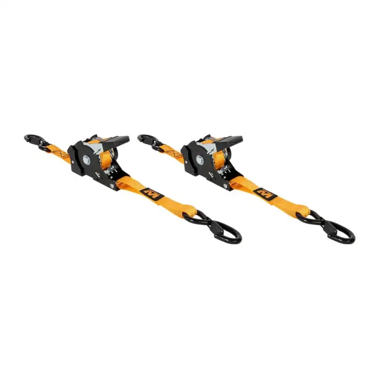 1X10 RETRACTABLE RATCHET STRAPS ORANGE 2 PACK 1X10 RETRACTABLE RATCHET STRAPS ORANGE 2 PACK