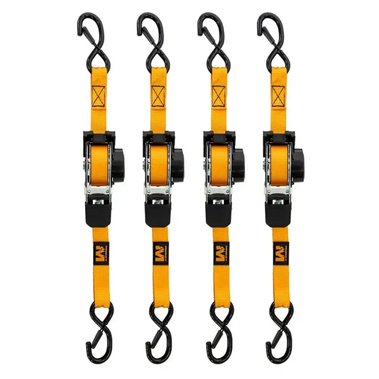Muddy Retractable Ratchet Straps 1″X10′ 4pk Orange Muddy Retractable Ratchet Straps 1″X10′ 4pk Orange
