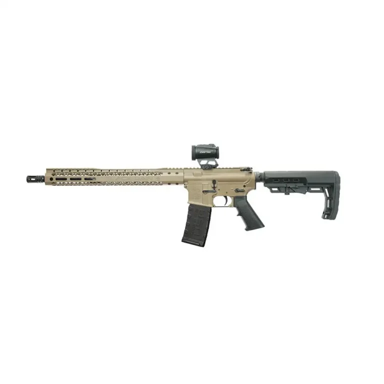 BRO 16″ 5.56 Spec 15 Rifle 15″ MLOK w/ ZeroTech Trace red dot – M17 COYOTE BRO 16″ 5.56 Spec 15 Rifle 15″ MLOK w/ ZeroTech Trace red dot – M17 COYOTE