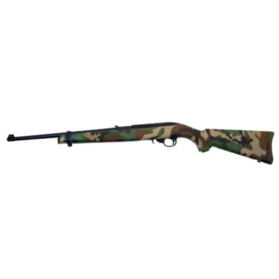 Ruger 10/22 .22LR Woodsman with Woodland Camo Stock