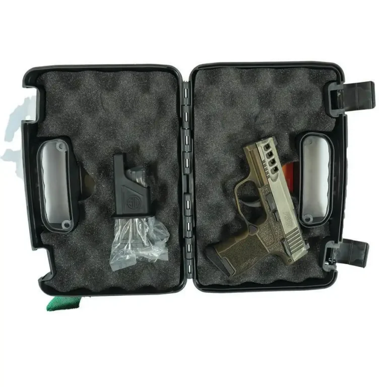 Sig P365-380-BSS-MS Nitron Pistol Distress GraySlide & BrownGrip w/ OctStip Sig P365-380-BSS-MS Nitron Pistol Distress GraySlide & BrownGrip w/ OctStip