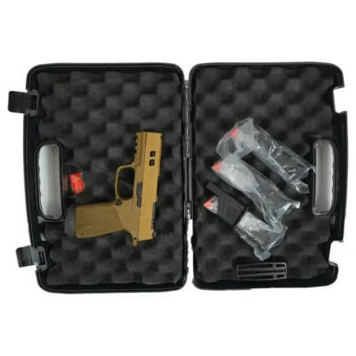 SIG P365 XMACRO TACOPS 9MM 3.7″ Brl – (4) 17rd Steel Mags-2 Tone Brown TB
