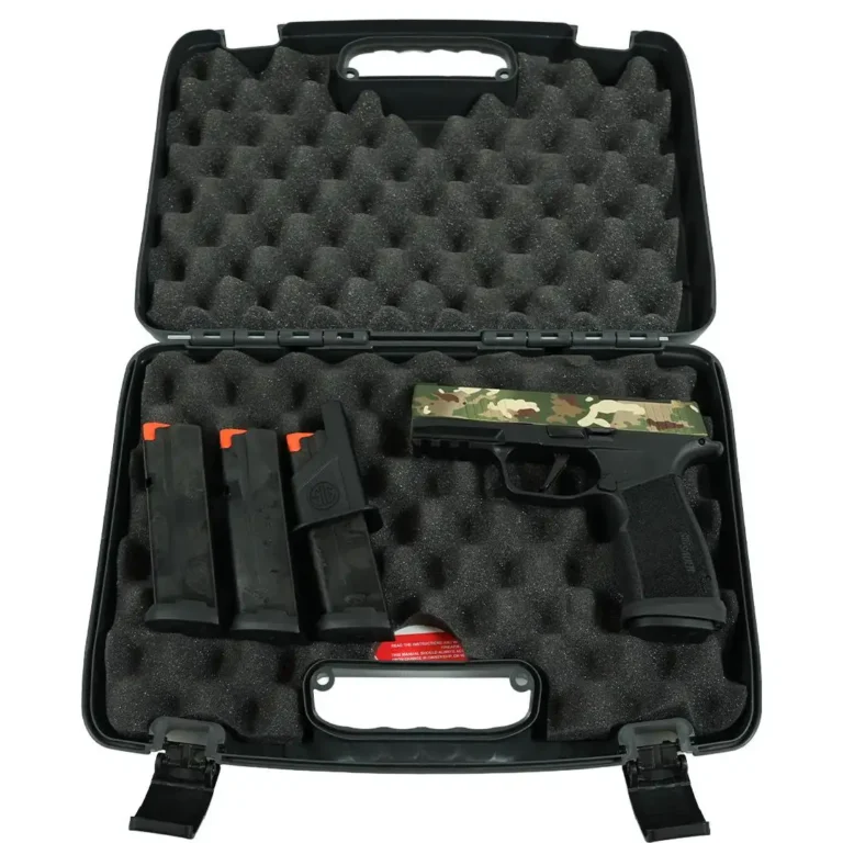 SIG P365 XMACRO TACOPS 9MM 3.7″ Brl – (4) 17rd Steel Mags-MultiCam SIG P365 XMACRO TACOPS 9MM 3.7″ Brl – (4) 17rd Steel Mags-MultiCam