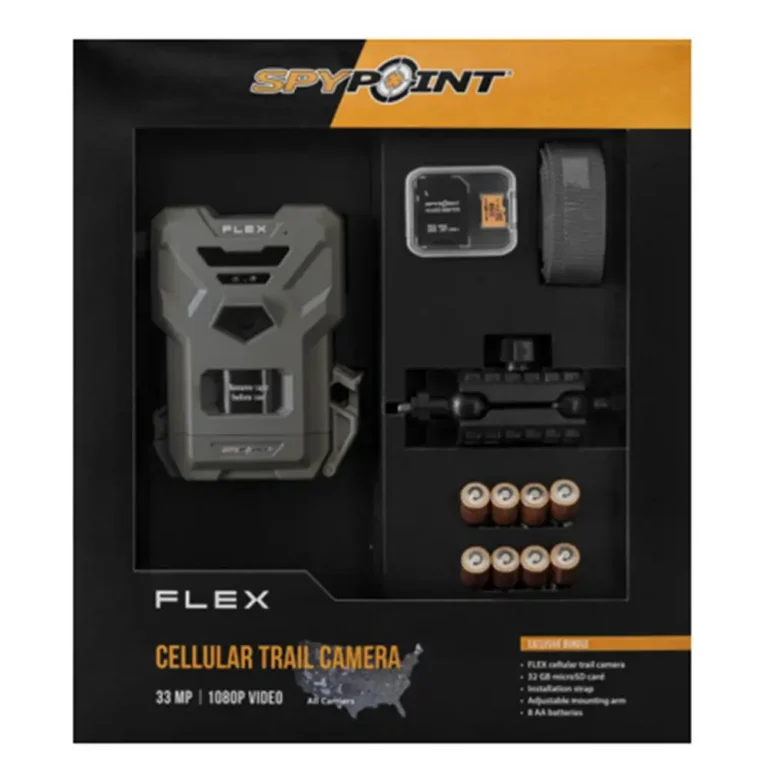 Spypoint Flex 33MP Cellular Trail Camera Bundle Spypoint Flex 33MP Cellular Trail Camera Bundle