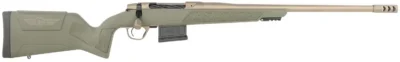 Christensen Arms 8011505500 Evoke Hunter 25 Creedmoor 4+1 22″ Smoked Bronze Cerakote Threaded Barrel, Smoked Bronze Cerakote Drilled & Tapped Receiver, OD Green Fixed Synthetic Stock